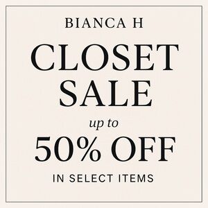 Closet Sale Announcement